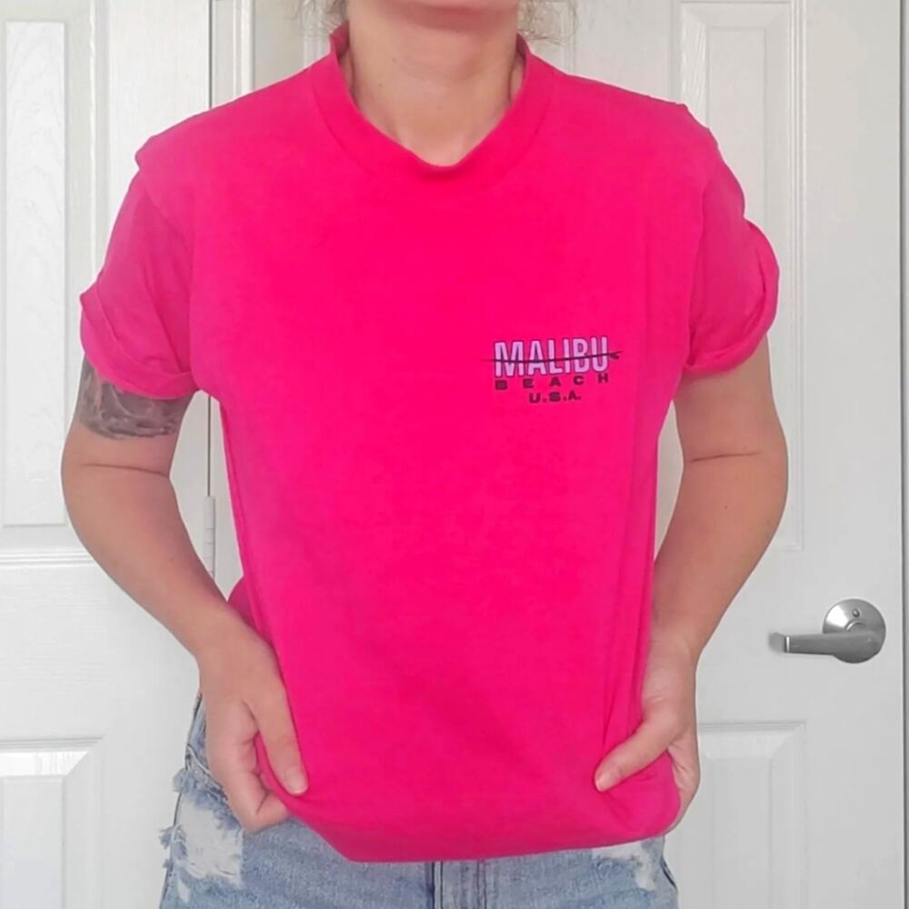 Vintage 1990 Malibu Surf Tee